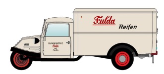 NPE Modellbau NA88175 - H0 Goliath GD 750 Kastenwagen Fulda Reifen